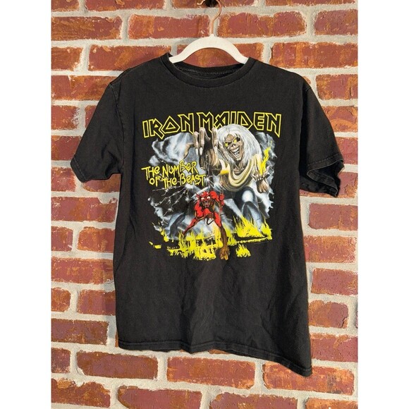Iron‎ Maiden reprint black t-shirt medium - Picture 1 of 5